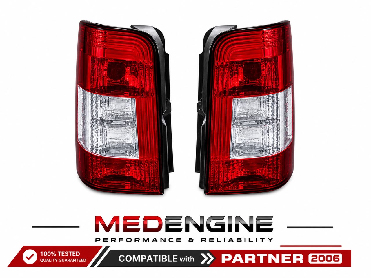 DEUX FEUX ROUGE PEUGEOT-PARTNER